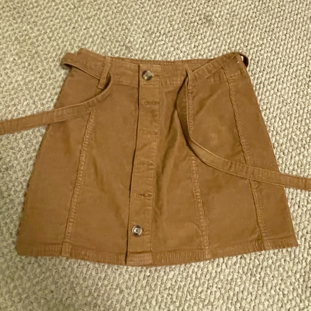 small american eagle super-stretch corduroy skirt